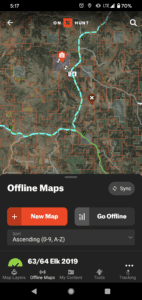 onX Hunt Streaming Offline Maps
